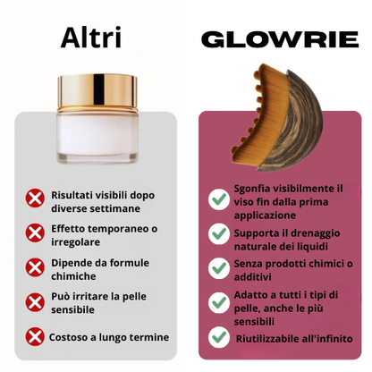 LunaSculpt – Spazzola per il drenaggio linfatico del viso