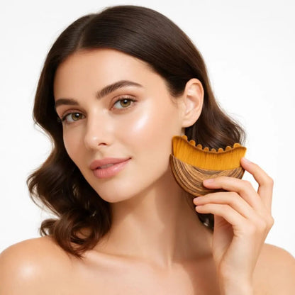 LunaSculpt – Spazzola per il drenaggio linfatico del viso